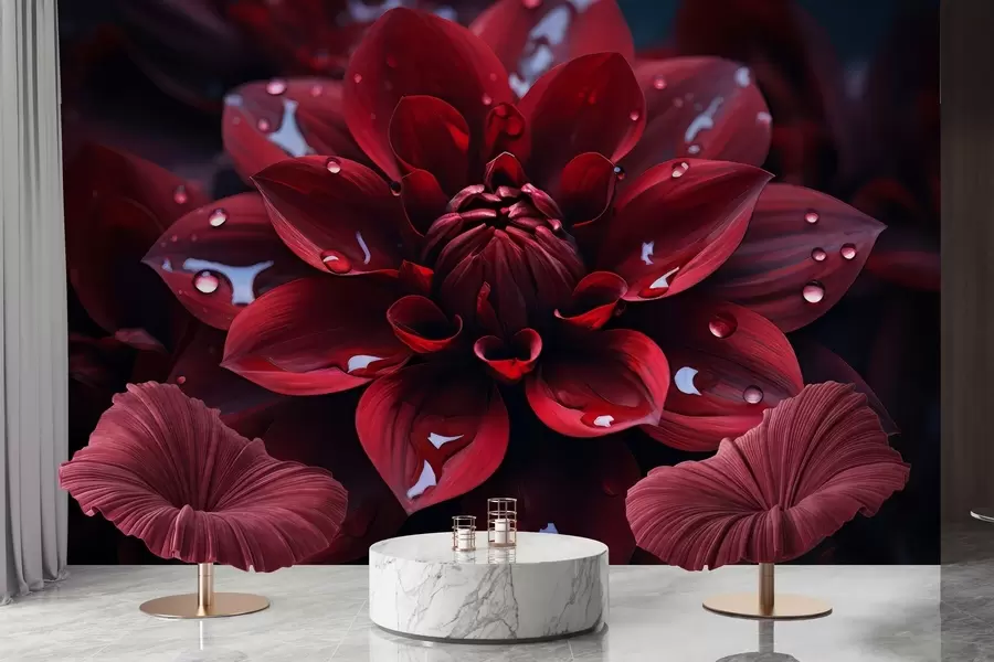 Шпалери Соковита хризантема w05057