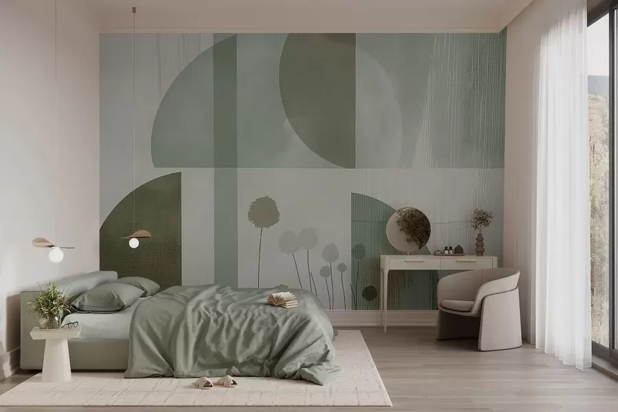 Шпалери Квіти та текстура w09627v2