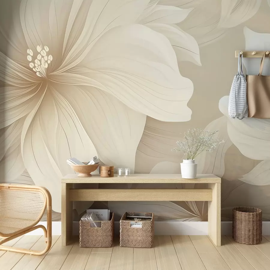 Шпалери Фантазійні квіти w04989