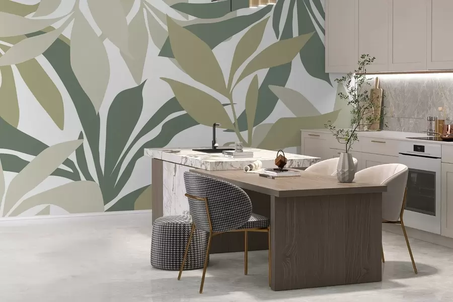 Шпалери Анотація листя w05136v1