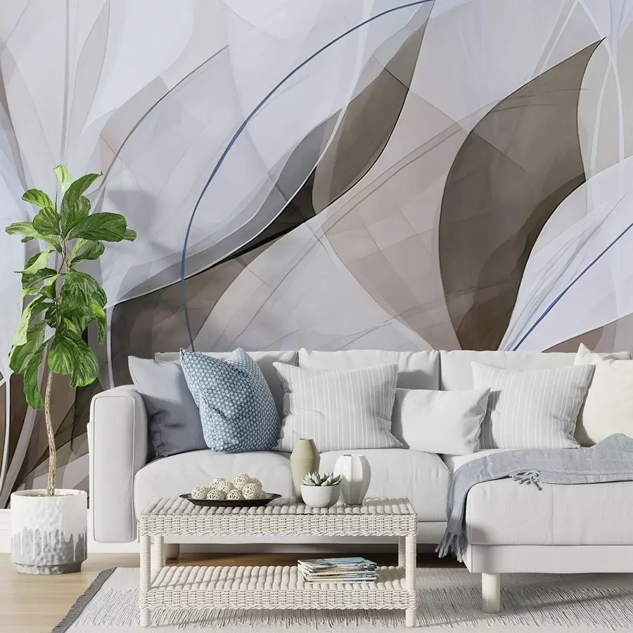 Шпалери Гострі листя w05084