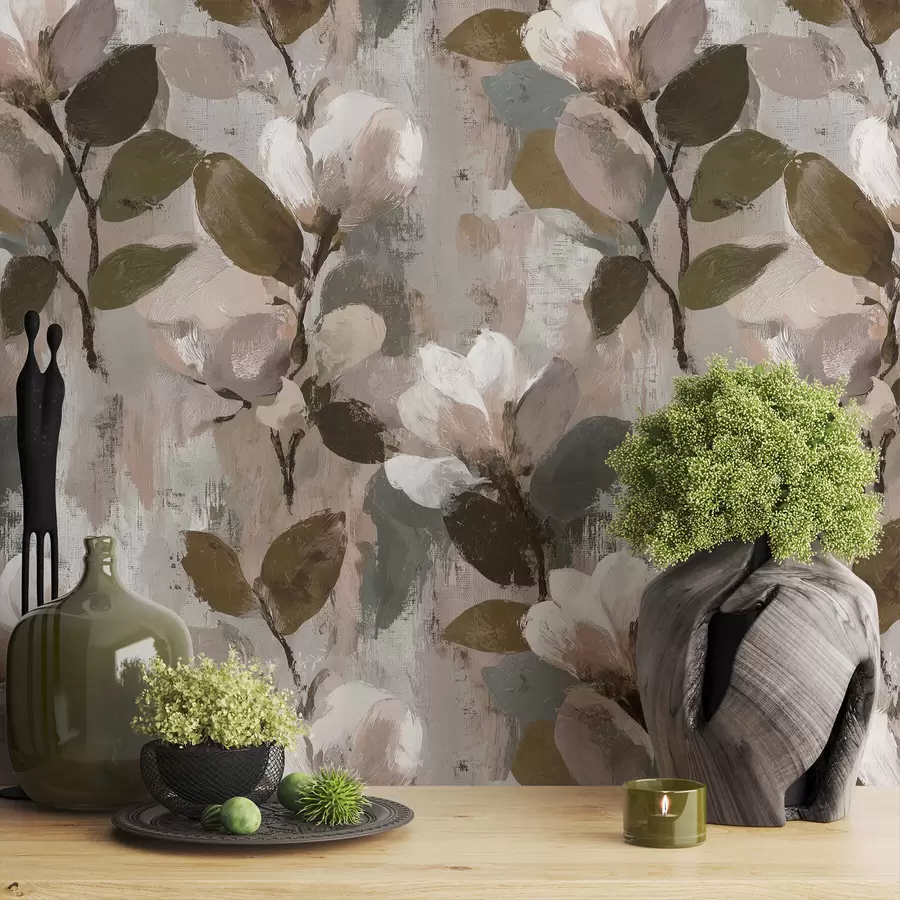 Шпалери Квіткові мазки a00968v1