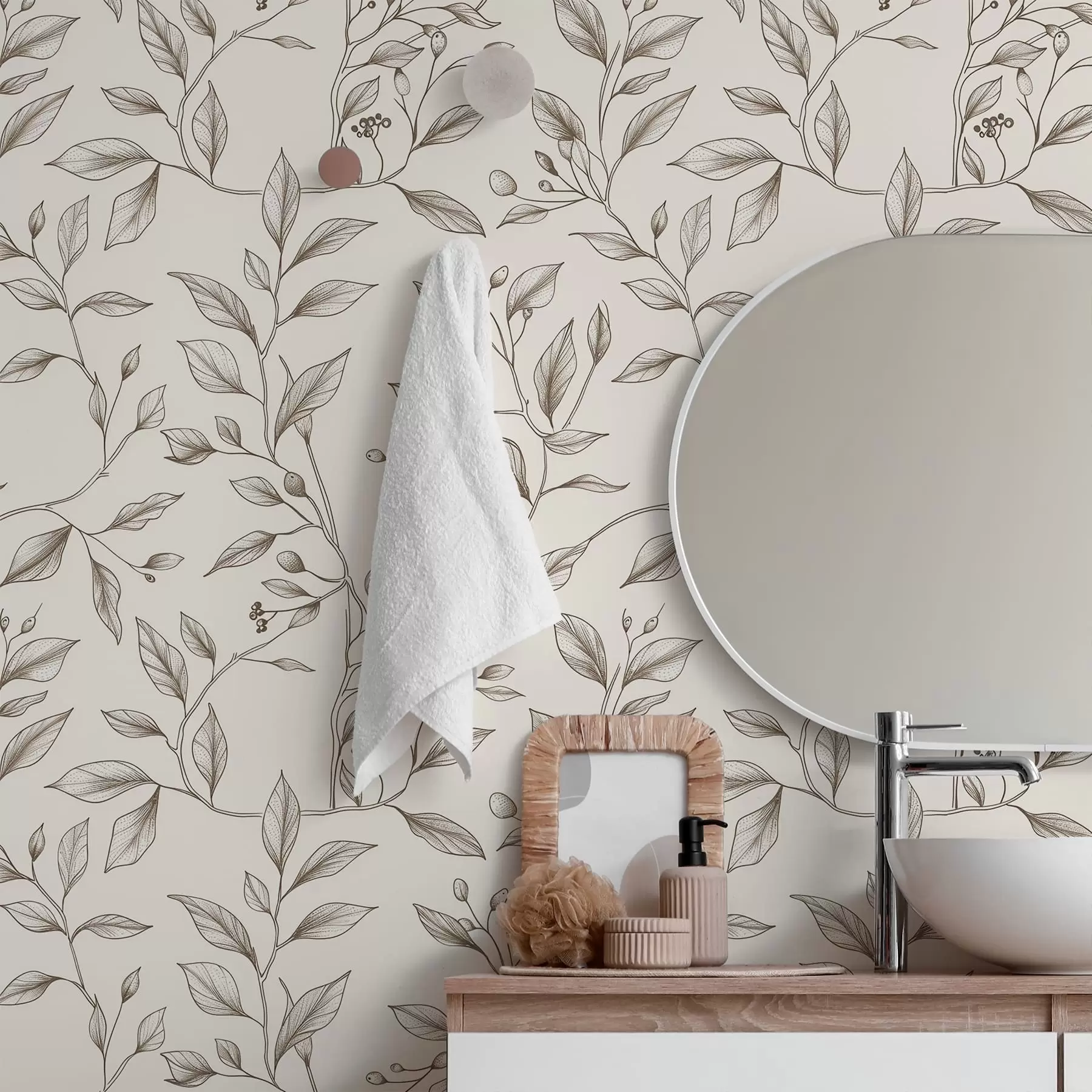 Шпалери Делікатні гілки a01147