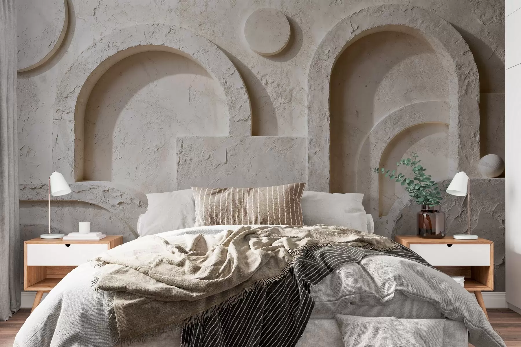 Шпалери Об'ємна геометрія з бетону w05186