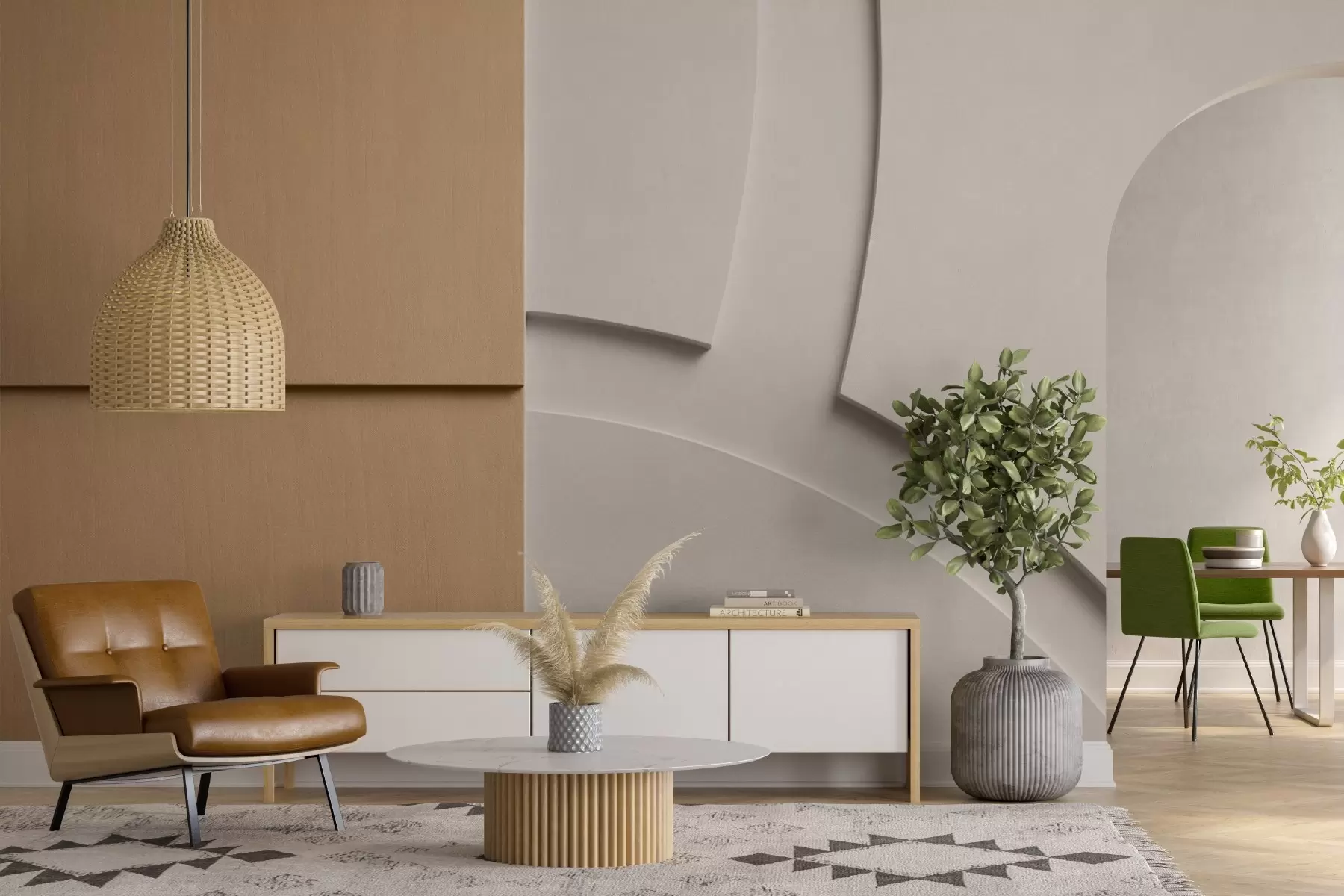 Шпалери Абстрактна композиція w05205