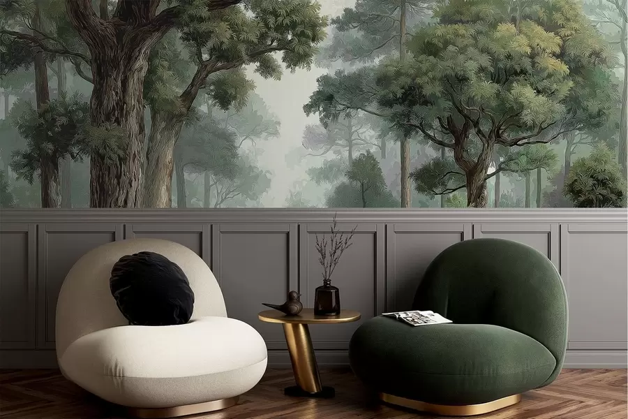 Шпалери Листяний ліс w05196