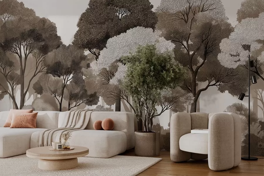 Шпалери Листяний ліс w05198v3