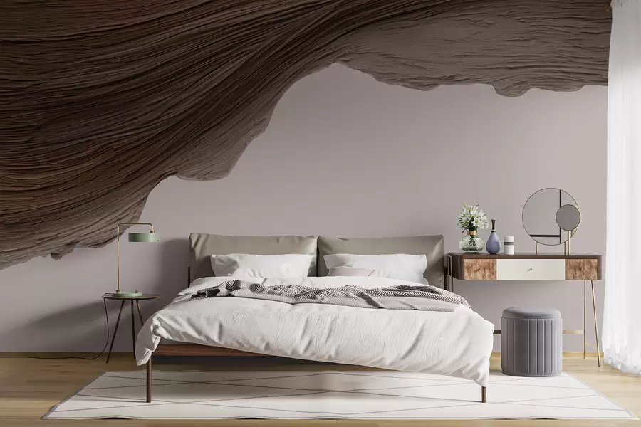 Шпалери Дерев'яний рельєф w05273