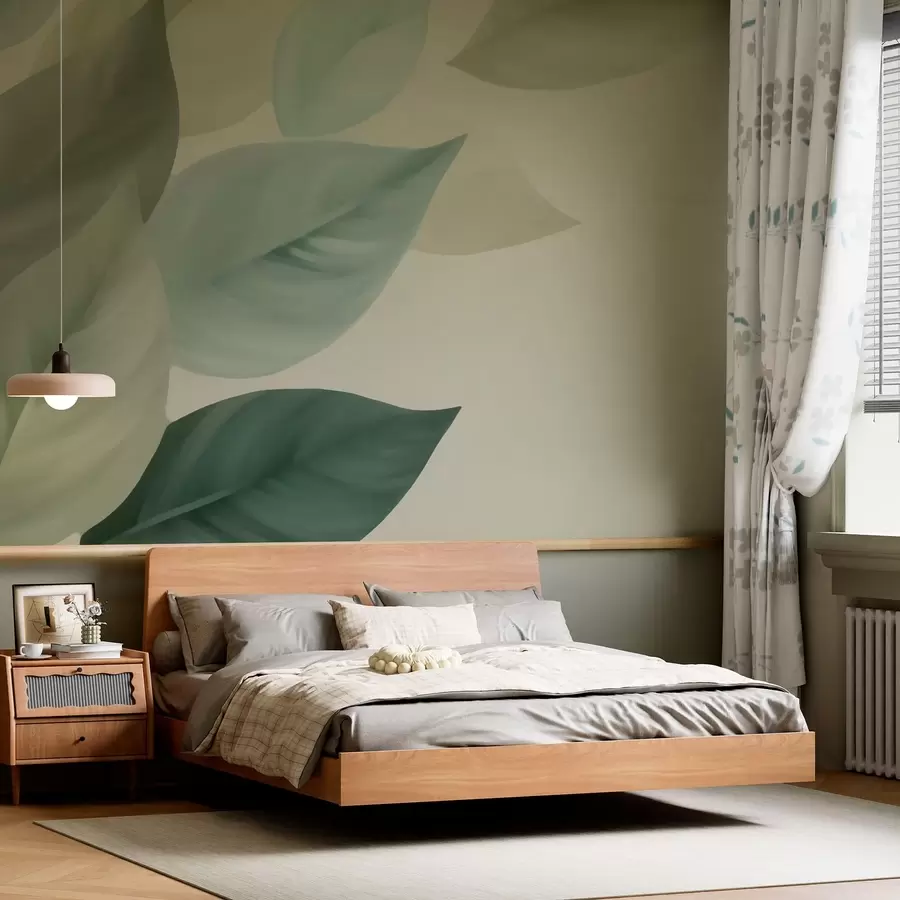 Шпалери Велике листя w05107