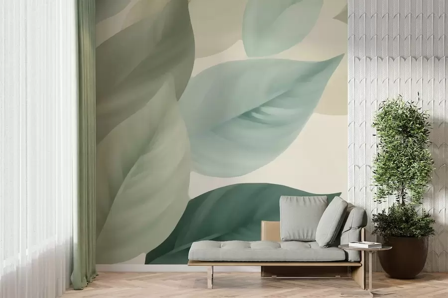 Шпалери Велике листя w05107