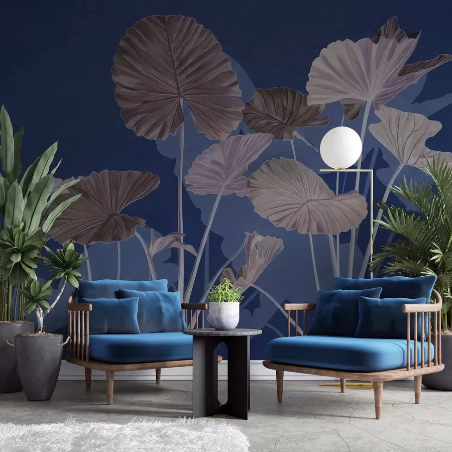 Шпалери Сад розфарбованих лотосів w05364