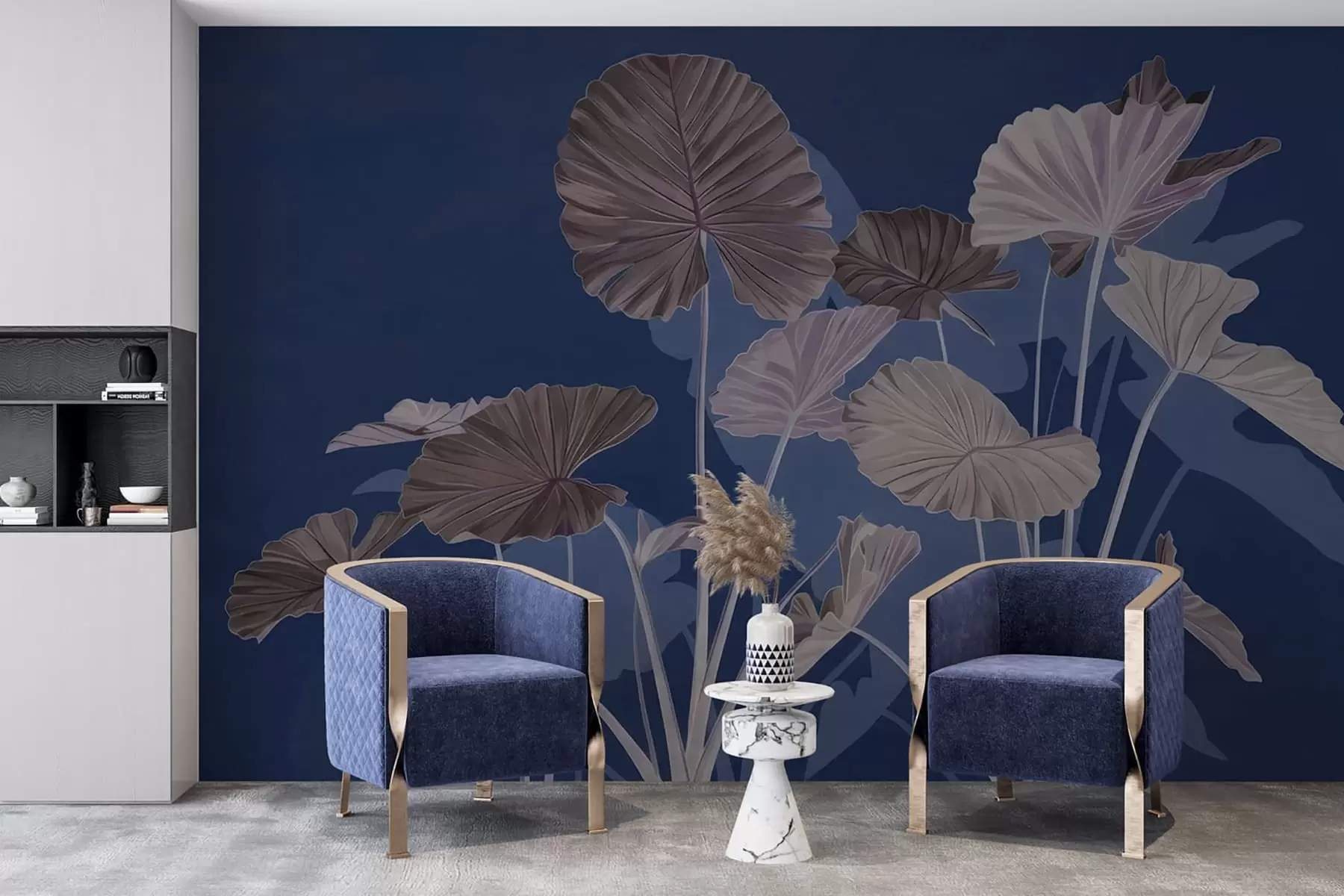 Шпалери Сад розфарбованих лотосів w05364