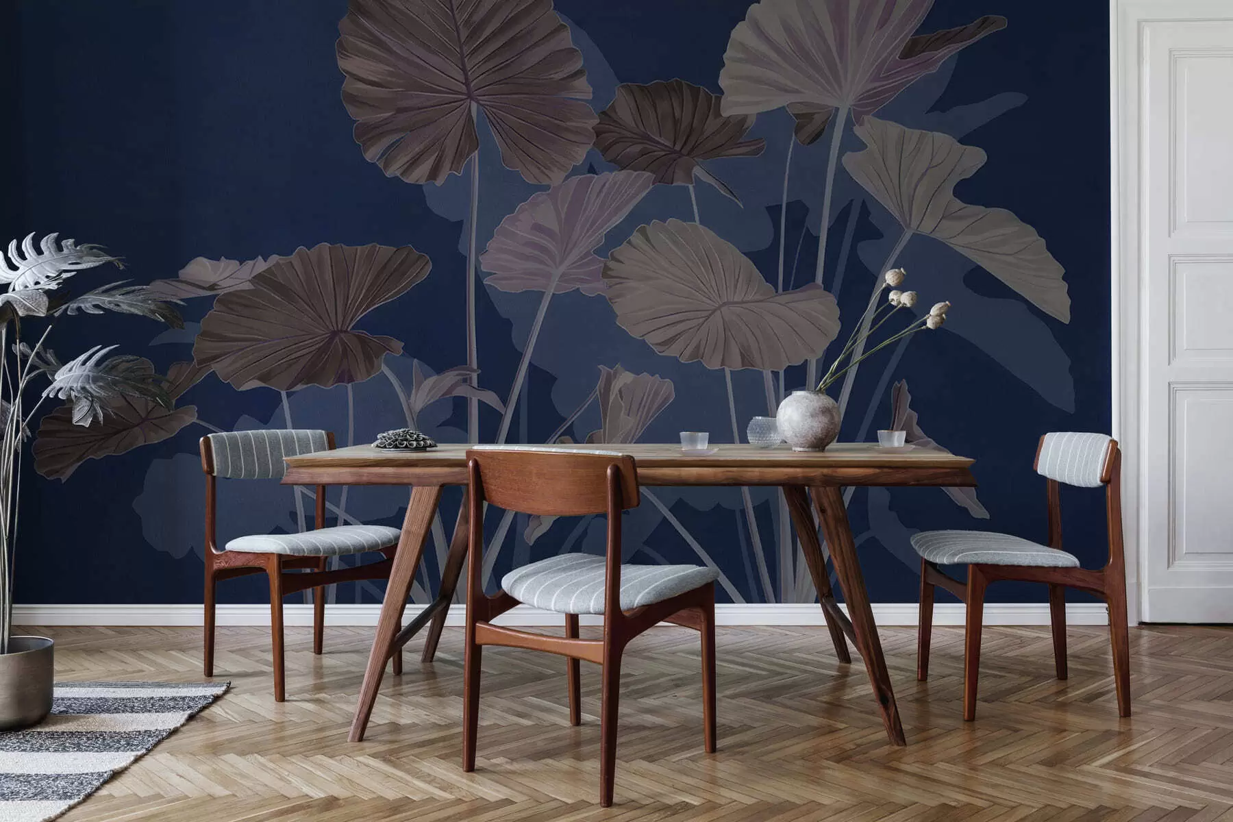 Шпалери Сад розфарбованих лотосів w05364