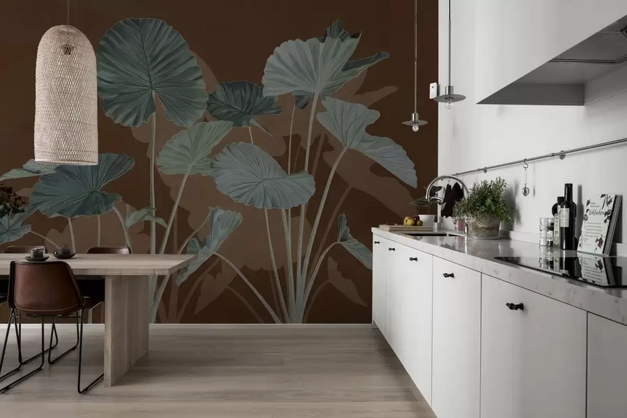 Шпалери Сад розфарбованих лотосів w05364v1