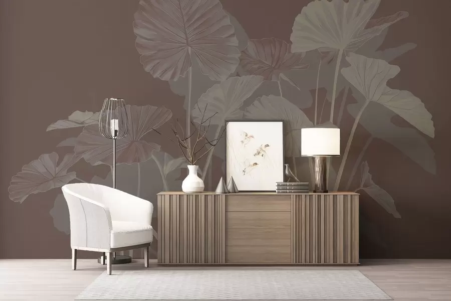 Шпалери Сад розфарбованих лотосів w05364v2