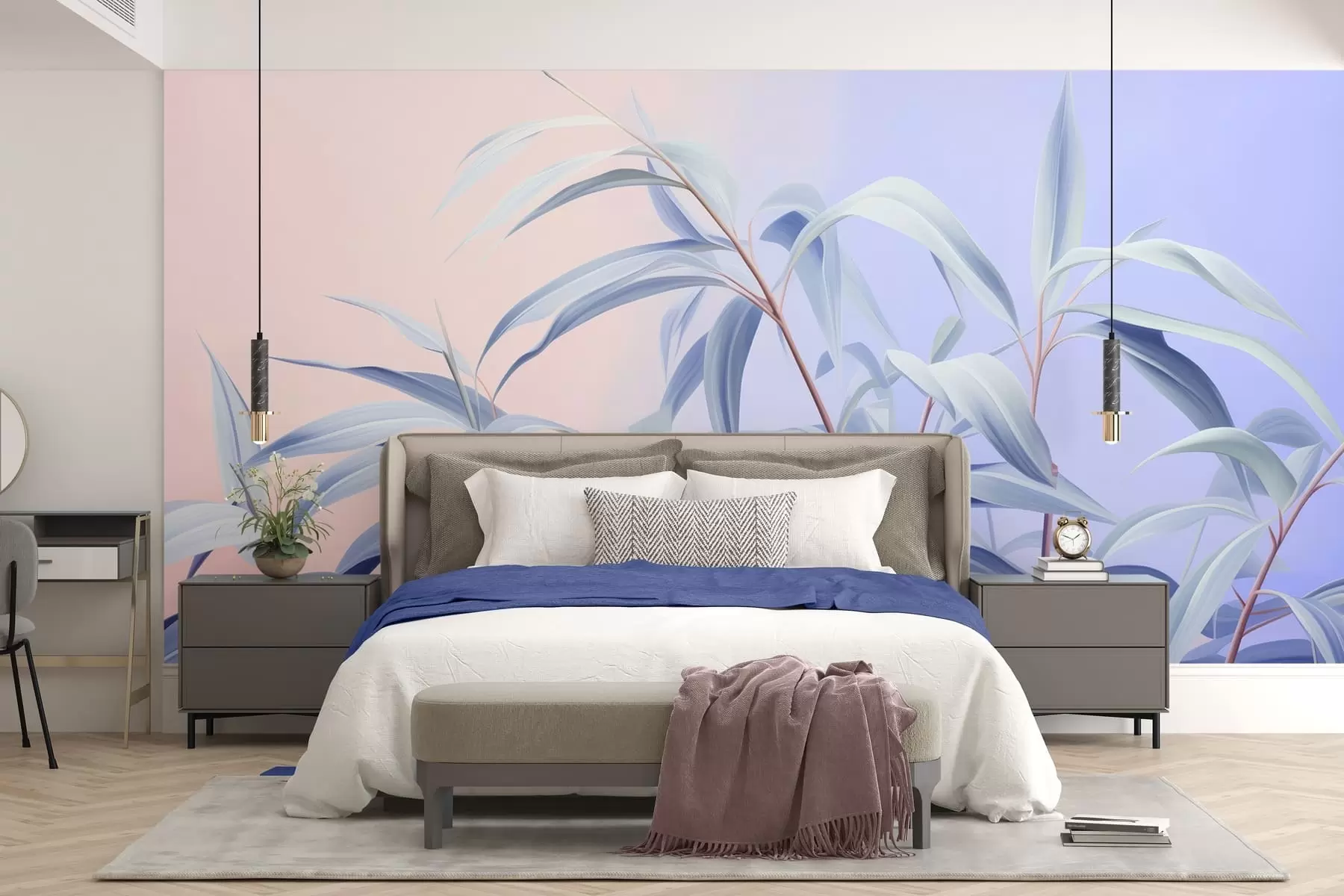 Шпалери Мелодія листя w05366