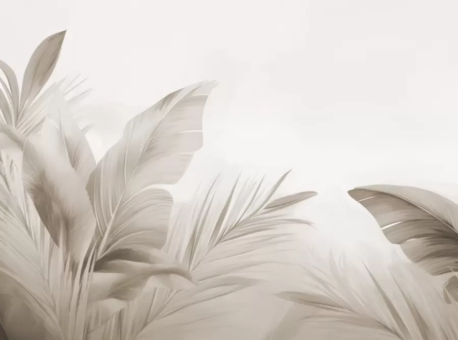 Шпалери Бананові листя, довге листя w05377