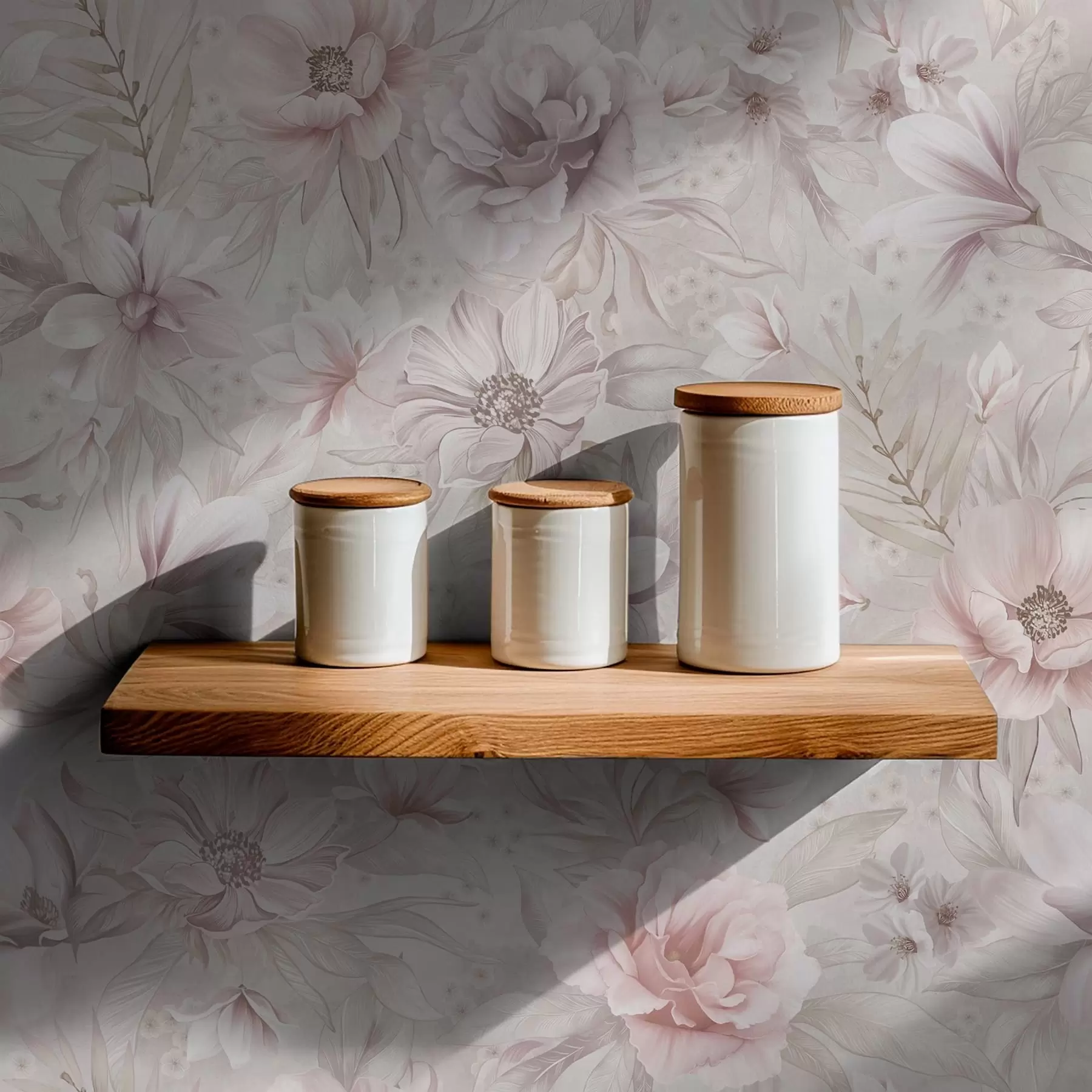 Шпалери Візерунок із великими витонченими квітами a01133