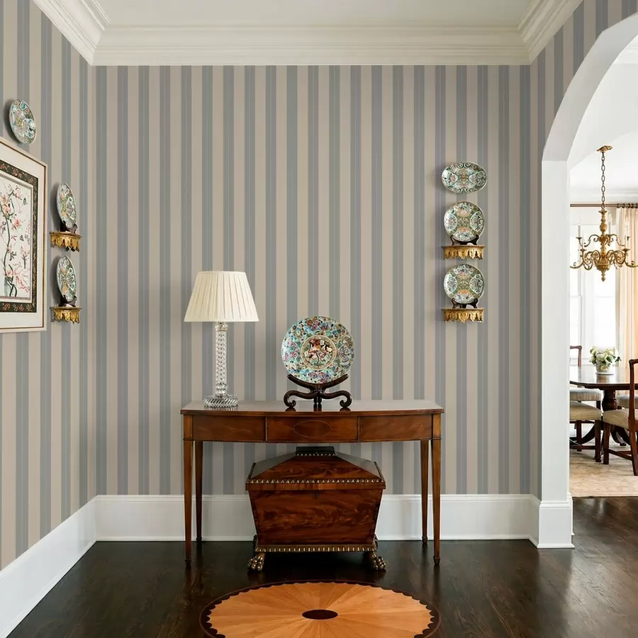 Шпалери Сірі та бежеві вертикальні смуги a01181
