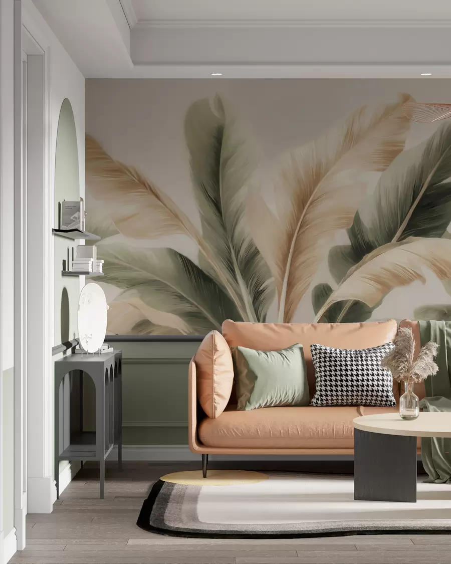 Шпалери Листя банана w05648