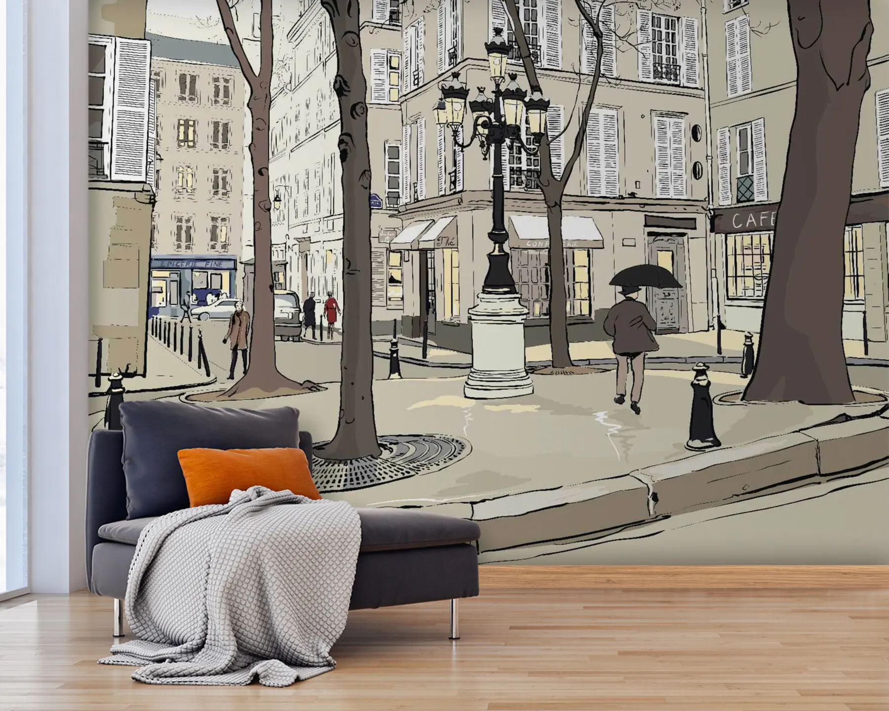 Шпалери Міська вулиця u55549