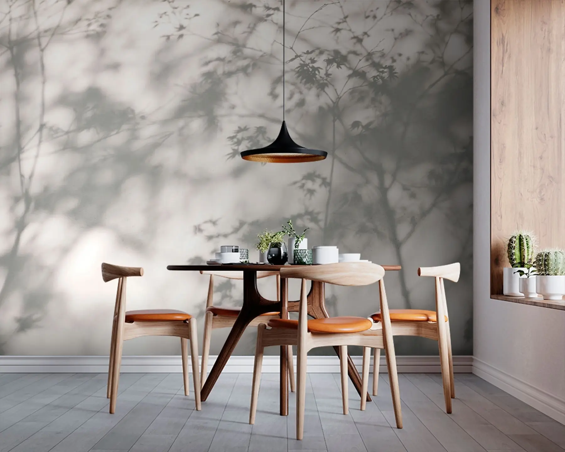 Шпалери Тінь на стіні u79829