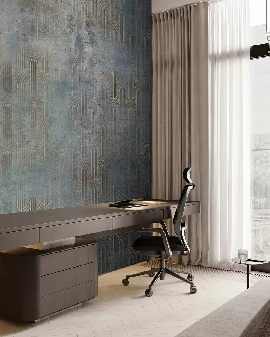 Шпалери Арочні візерунок на стіні гранж u73973