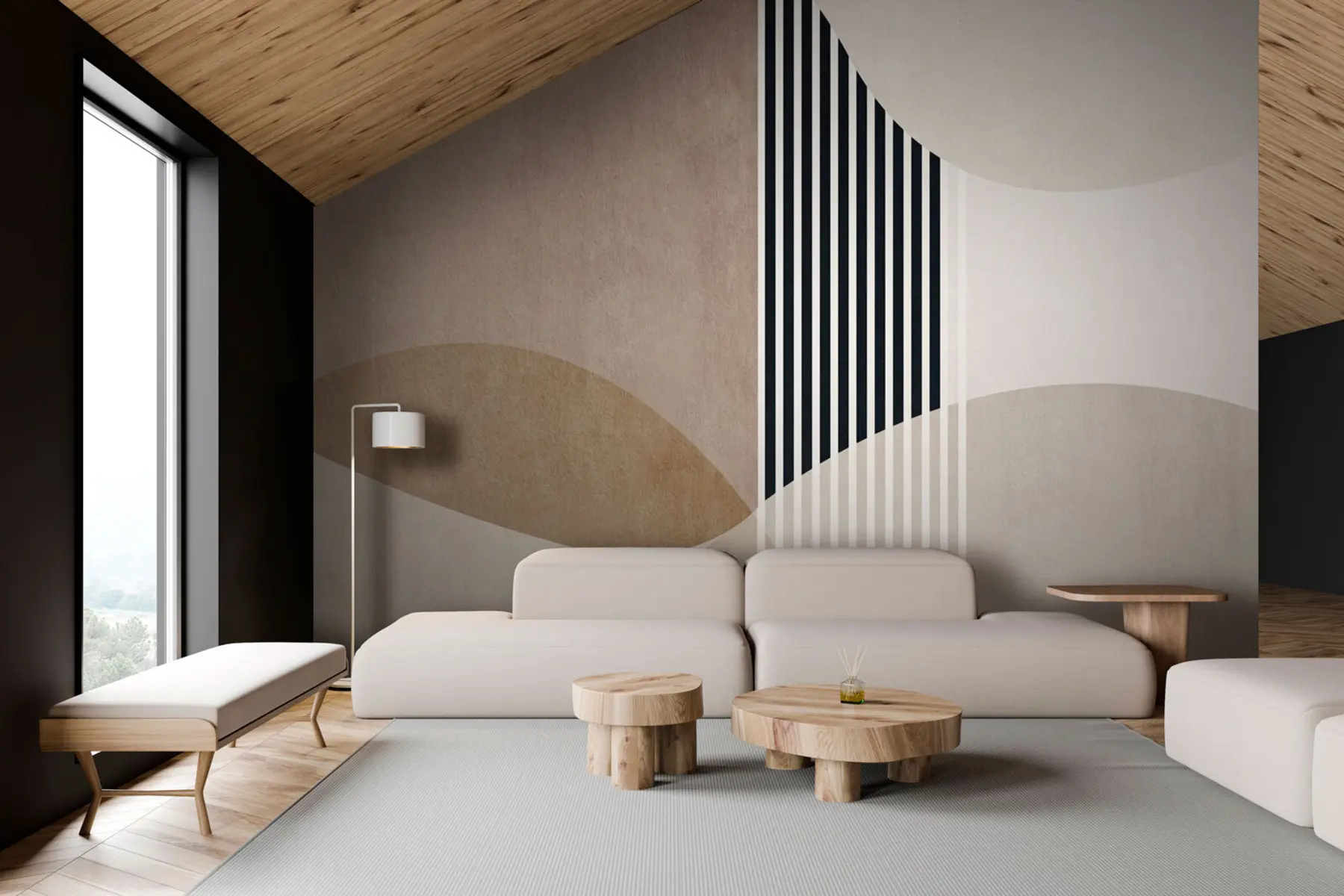 Шпалери Абстракція стилі ретро u74075