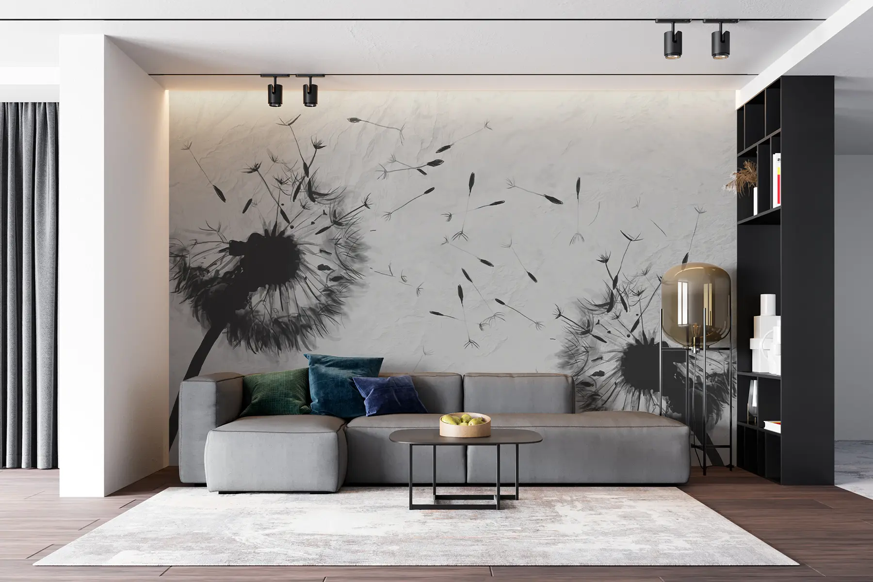 Шпалери Дві кульбаби u06731