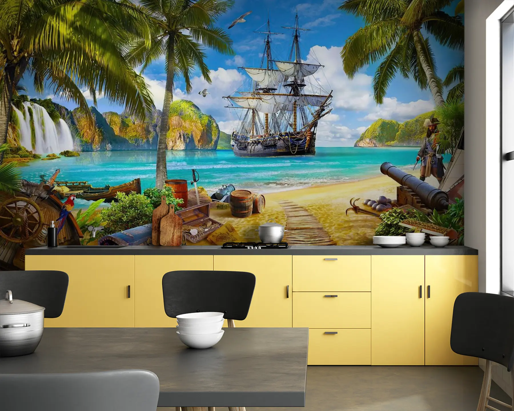 Шпалери Вода, хмара і небо u59784v3