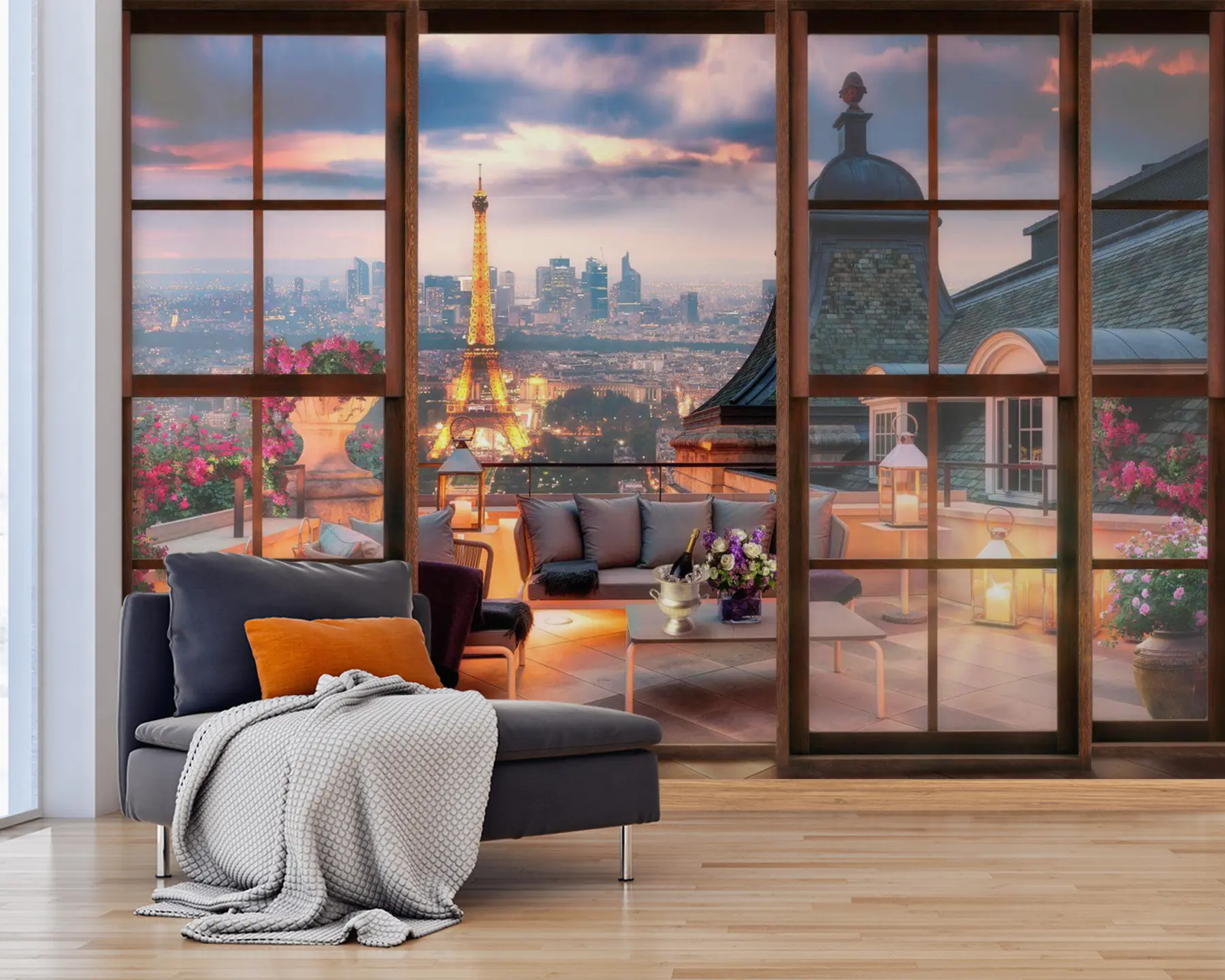 Шпалери Вечірній Париж u60794