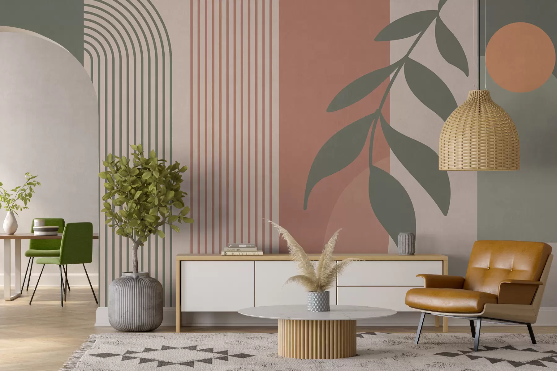 Шпалери Арки та декоративні елементи у стилі бохо u94153