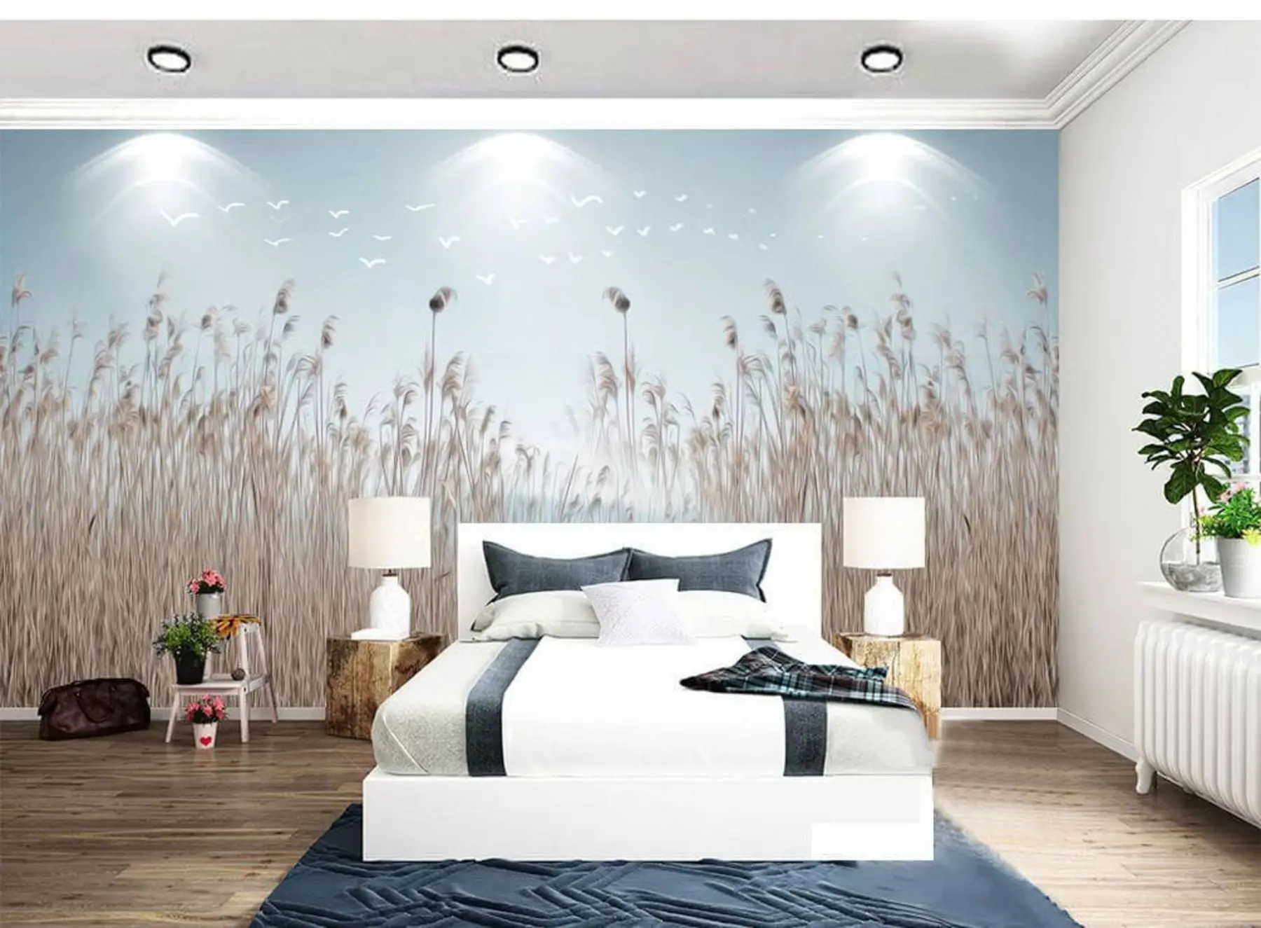 Шпалери Небо, рослини та атмосфера u13642