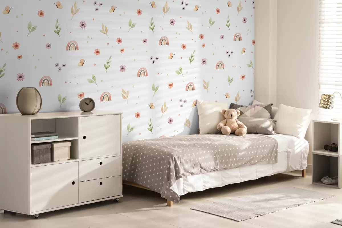 Шпалери Дитячий акварельний малюнок u96608