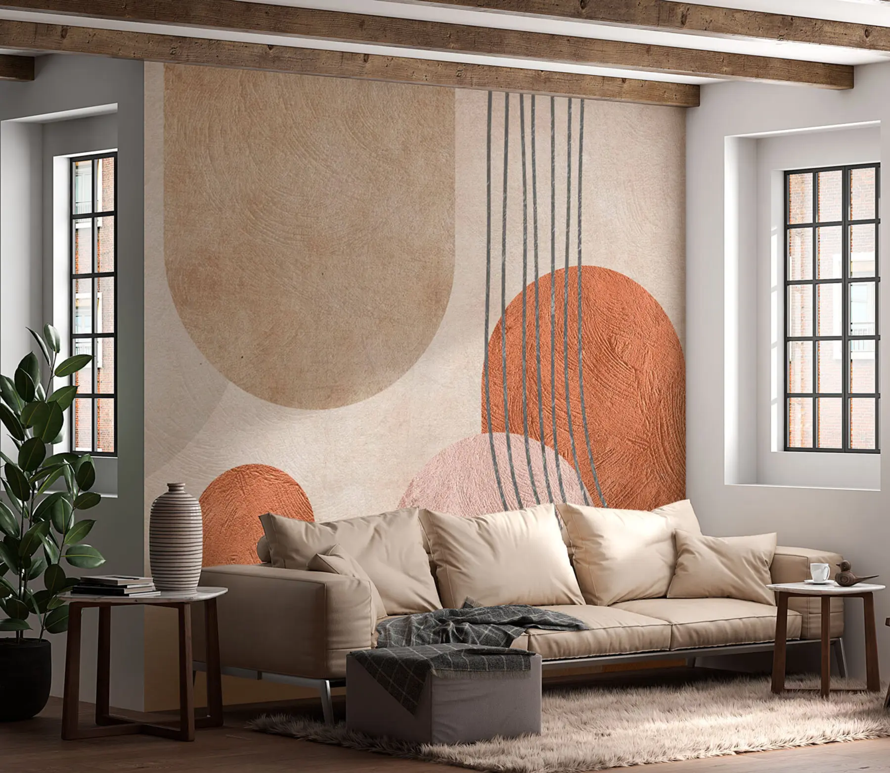 Шпалери Анотація бохо малювання u97255