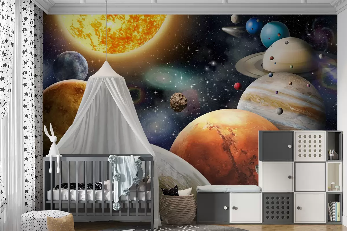 Шпалери Барвисті планети сонячної системи u97422