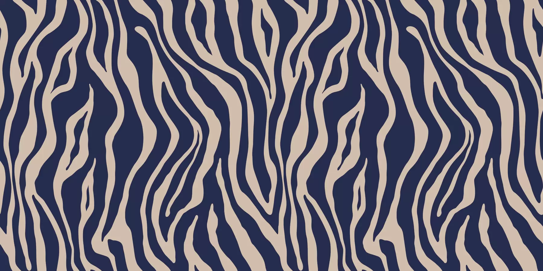 Шпалери Векторний відбиток шкіри зебри в синьо-білих тонах u99173v1
